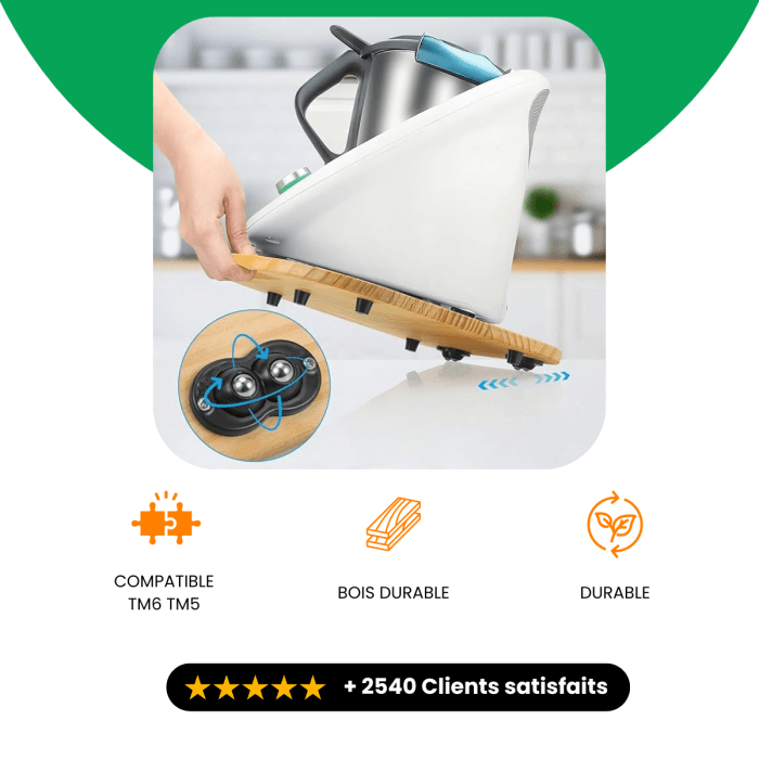 Planche en bois pour Thermomix TM6/TM5 – Image 2
