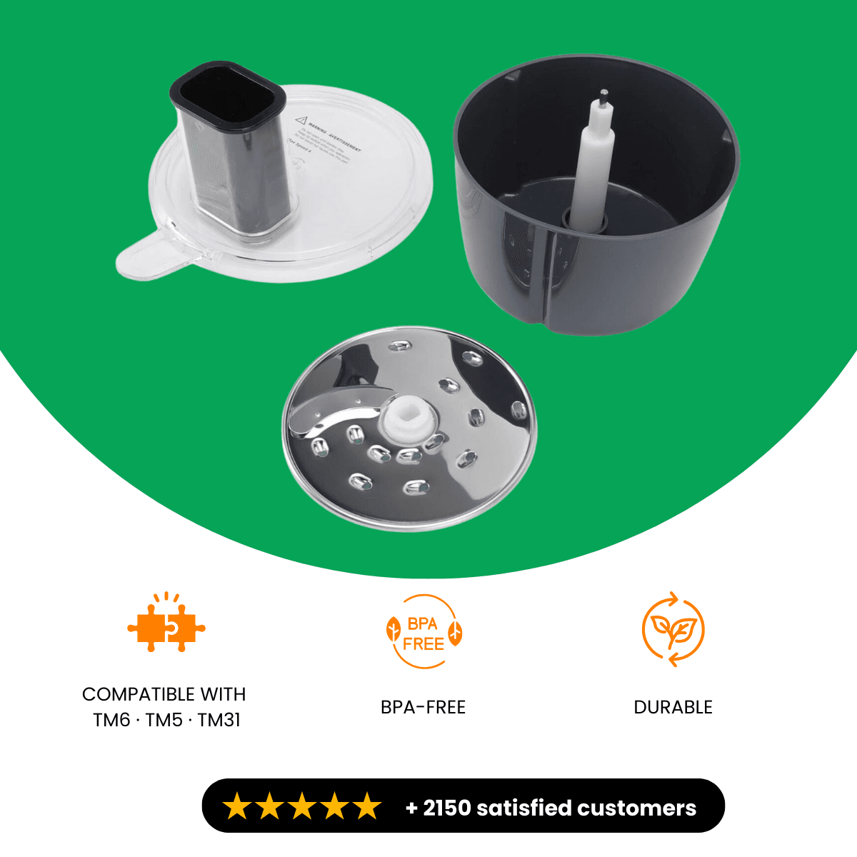 Vegetable cutter for Thermomix TM6/TM5/TM31 - Image 3